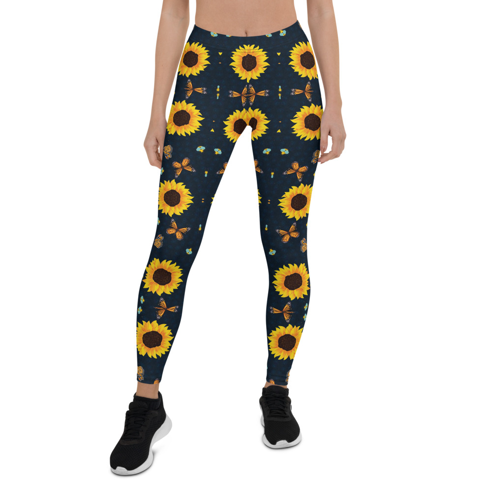 Sunflower & Butterfly Leggings ? ? – K25-style